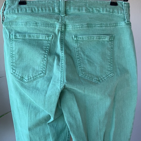 EUC NYDJ Alina ankle jeans green sz 4 - Picture 6 of 6